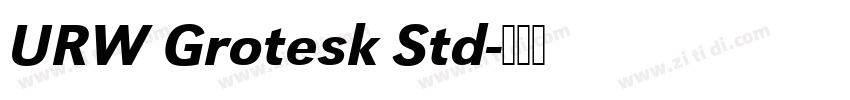 URW Grotesk Std字体转换